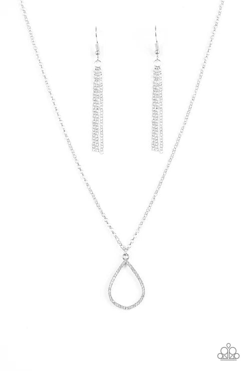 Paparazzi ♥ Timeless Twinkle - White ♥ Necklace