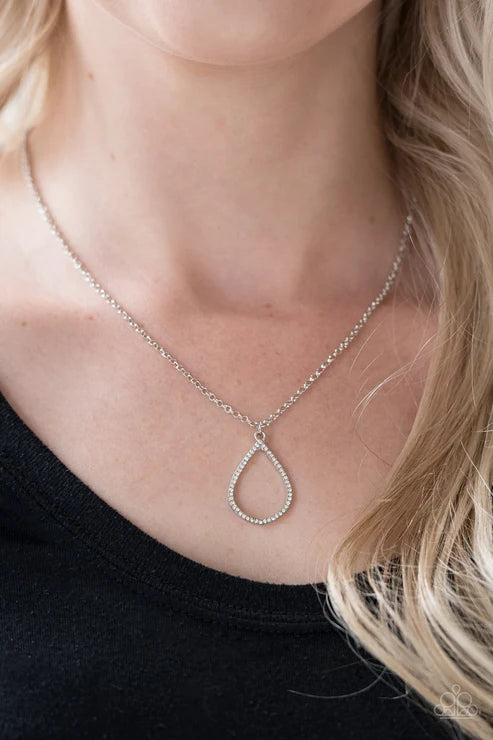 Paparazzi ♥ Timeless Twinkle - White ♥ Necklace