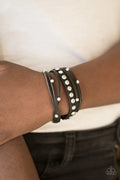 Paparazzi ♥ CATWALK It Off - Black ♥ Bracelet