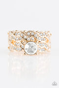 Paparazzi ♥ Fairytale Fabulous - Gold ♥ Ring