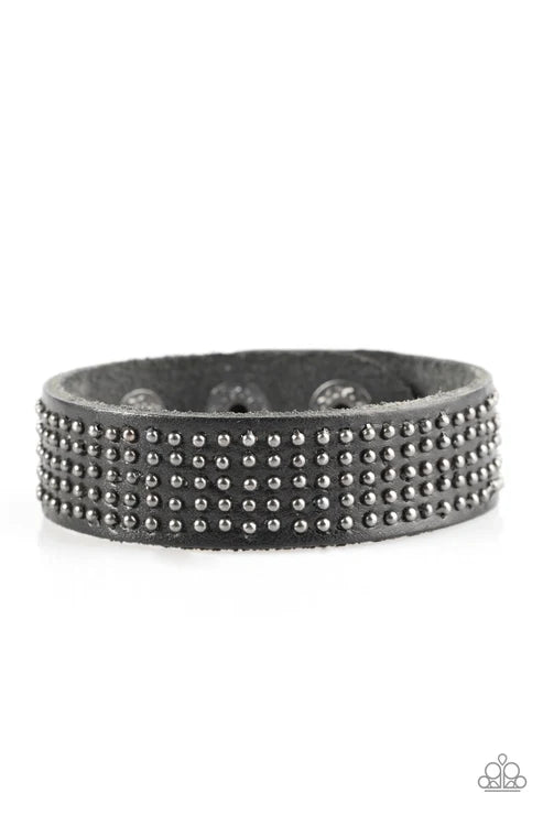 Paparazzi ♥ Road Pilot - Black ♥ Bracelet