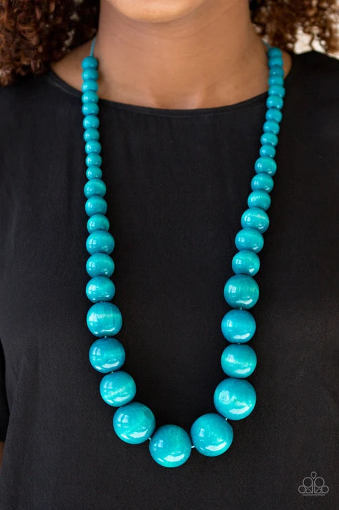 Paparazzi ♥ Effortlessly Everglades - Blue ♥ Necklace