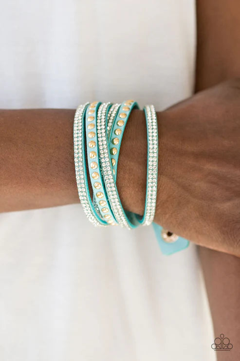 Paparazzi ♥ I BOLD You So! - Blue ♥ Bracelet