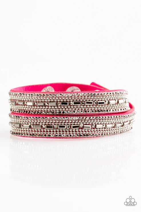 Paparazzi ♥ Shimmer and Sass - Pink ♥ Bracelet