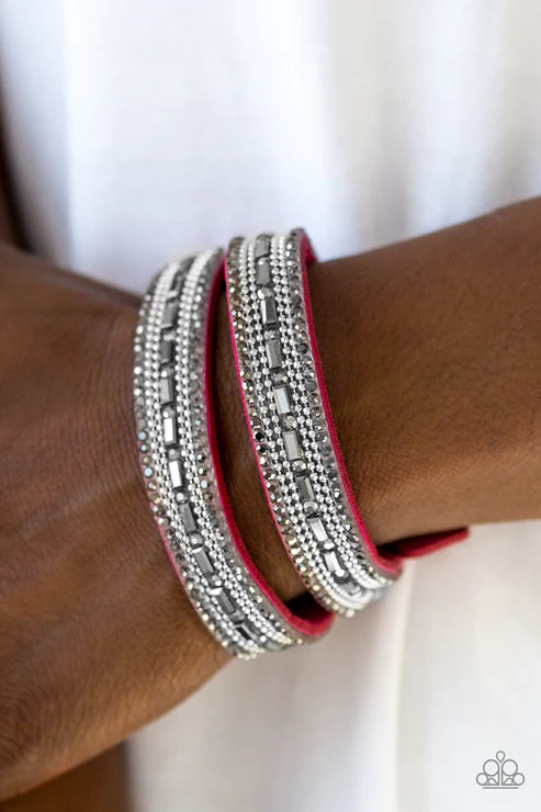 Paparazzi ♥ Shimmer and Sass - Pink ♥ Bracelet
