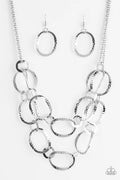 Paparazzi ♥ Circus Chic - Silver ♥ Necklace