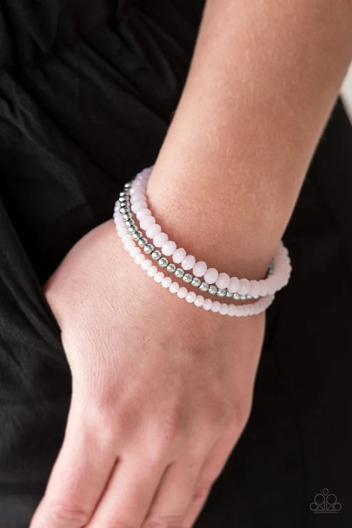 Paparazzi ♥ Luminous Luster - Pink ♥ Bracelet