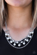 Paparazzi ♥ Rockefeller Romance - White ♥ Necklace