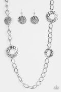 Paparazzi ♥ Industrial Mayhem - Silver ♥ Necklace