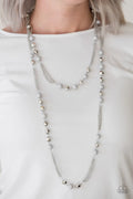 Paparazzi ♥ Beautifully Bodacious - Silver ♥ Necklace