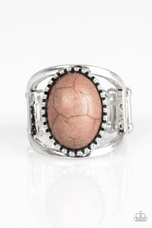 Paparazzi ♥ Canyon Cache - Brown ♥ Ring