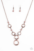 Paparazzi ♥ Perfectly Poised - Copper ♥ Necklace