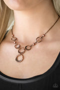 Paparazzi ♥ Perfectly Poised - Copper ♥ Necklace