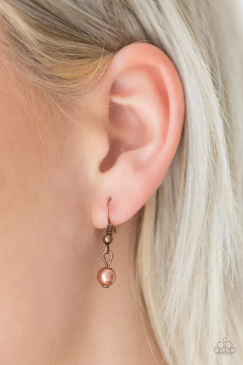 Paparazzi ♥ Perfectly Poised - Copper ♥ Necklace
