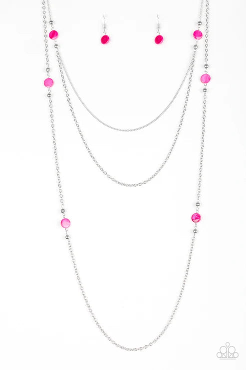 Paparazzi ♥ So SHORE Of Yourself - Pink ♥ Necklace