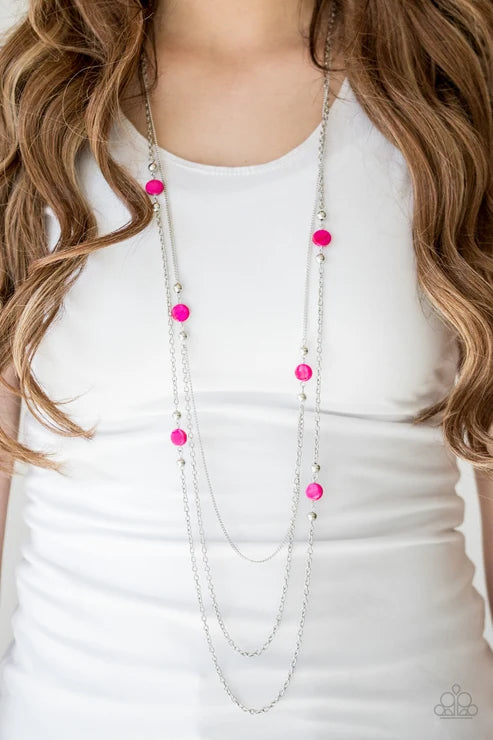 Paparazzi ♥ So SHORE Of Yourself - Pink ♥ Necklace
