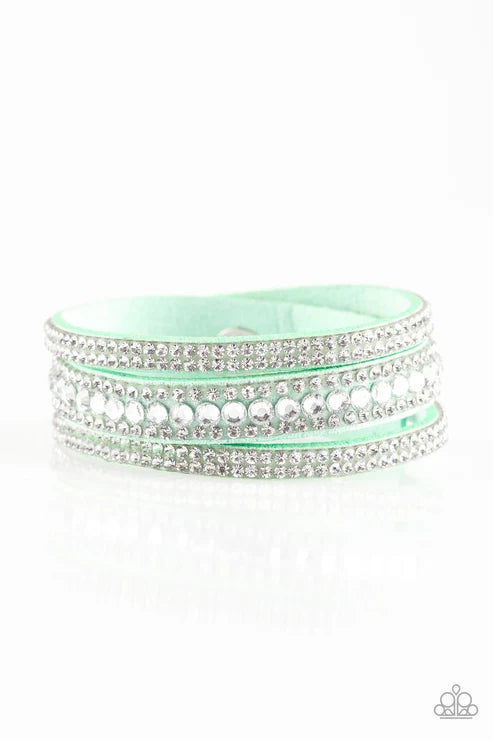 Paparazzi ♥ Harlem Hustle - Green ♥ Bracelet