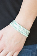 Paparazzi ♥ Harlem Hustle - Green ♥ Bracelet