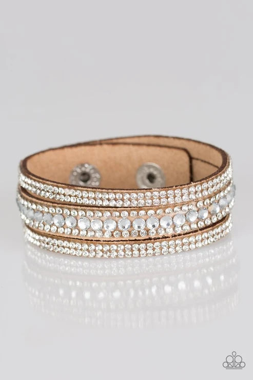 Paparazzi ♥ Harlem Hustle - Brown ♥ Bracelet