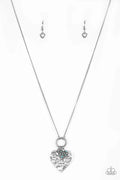 Paparazzi ♥ Bountiful Hearts - Blue ♥ Necklace
