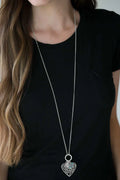 Paparazzi ♥ Bountiful Hearts - Blue ♥ Necklace