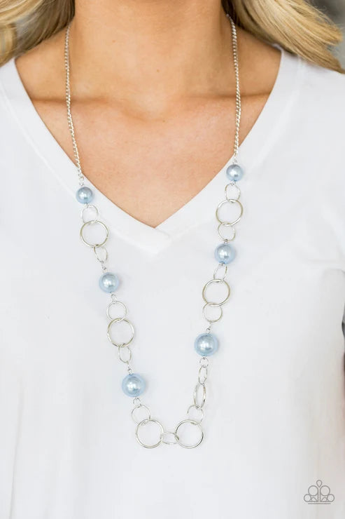 Paparazzi ♥ Darling Duchess - Blue ♥ Necklace
