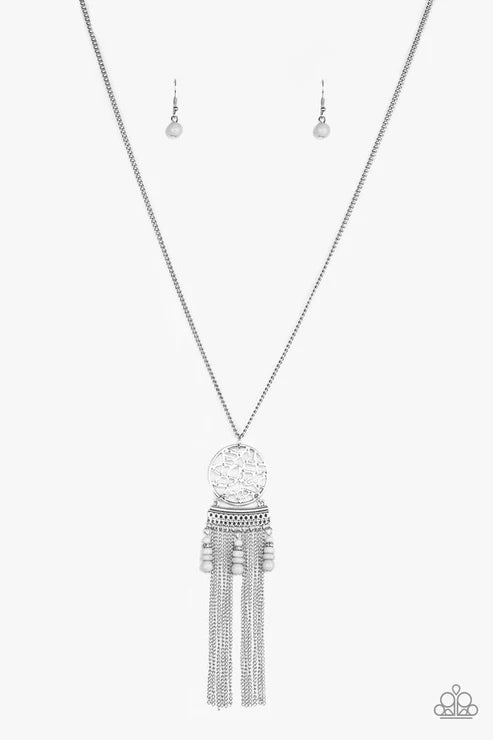 Paparazzi ♥ Western Wayward - Silver ♥ Necklace
