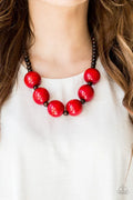 Paparazzi ♥ Oh My Miami - Red ♥ Necklace