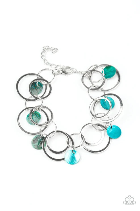 Paparazzi ♥ Total SHELL-Out - Blue ♥ Bracelet