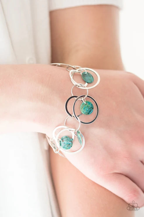 Paparazzi ♥ Total SHELL-Out - Blue ♥ Bracelet