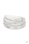 Paparazzi ♥ Rock Star Attitude - White ♥ Bracelet
