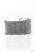 Paparazzi ♥ Metal Mecca - Black ♥ Bracelet