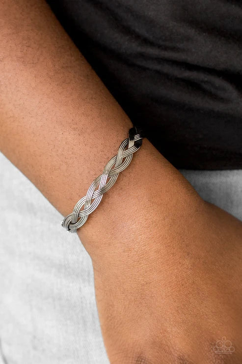 Paparazzi ♥ Business As Usual - Black ♥ Bracelet