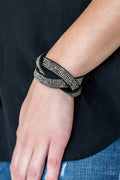 Paparazzi ♥ Nice Girls Finish Last - Black ♥ Bracelet