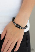 Paparazzi ♥ Sagebrush Serenade - Black ♥ Bracelet