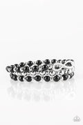 Paparazzi ♥ Immeasurably Infinite - Black ♥ Bracelet