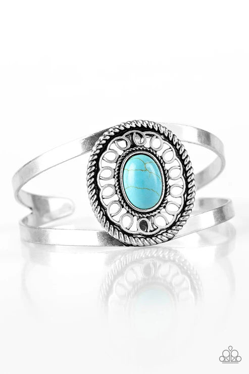 Paparazzi ♥ Deep In The TUMBLEWEEDS - Blue ♥ Bracelet
