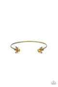 Paparazzi ♥ A Bit Rich - Brass ♥ Bracelet