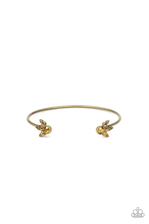 Paparazzi ♥ A Bit Rich - Brass ♥ Bracelet