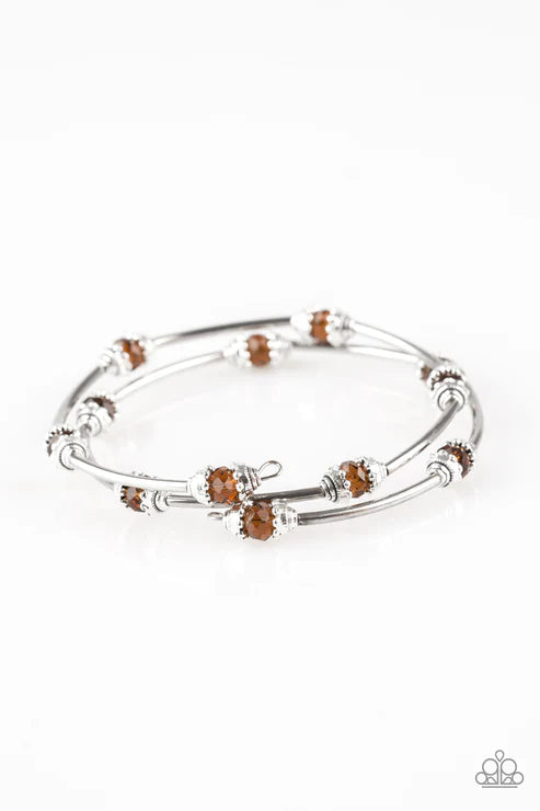 Paparazzi ♥ Into Infinity - Brown ♥ Bracelet