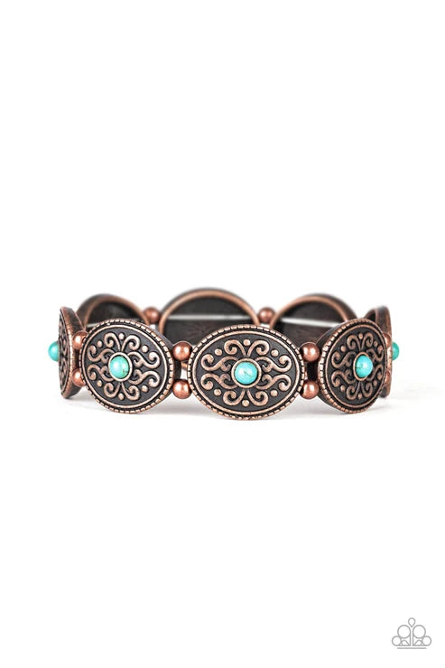 Paparazzi ♥ West Wishes - Copper ♥ Bracelet