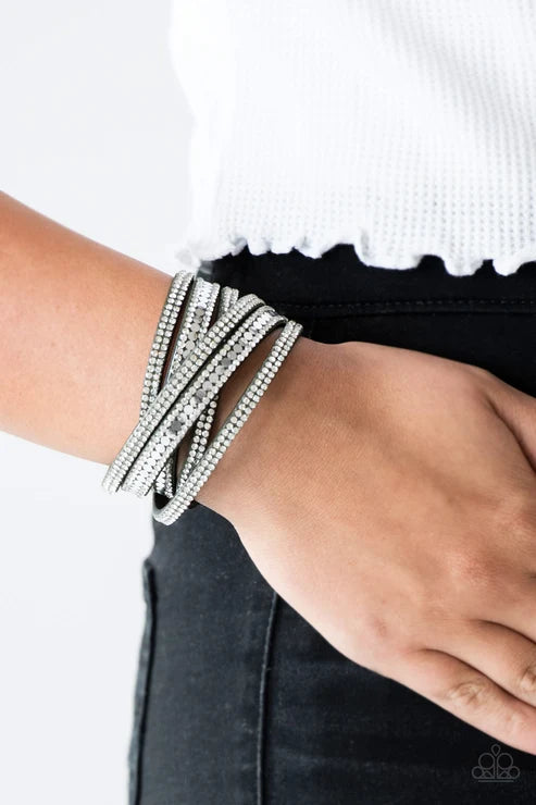 Paparazzi ♥ Rock Star Attitude - Green ♥ Bracelet
