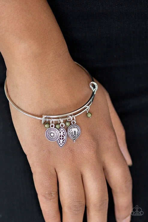 Paparazzi ♥ The Elephant In The Room - Green ♥ Bracelet