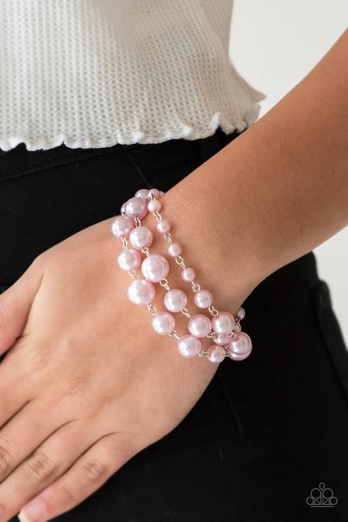 Paparazzi ♥ Until The End Of TIMELESS - Pink ♥ Bracelet