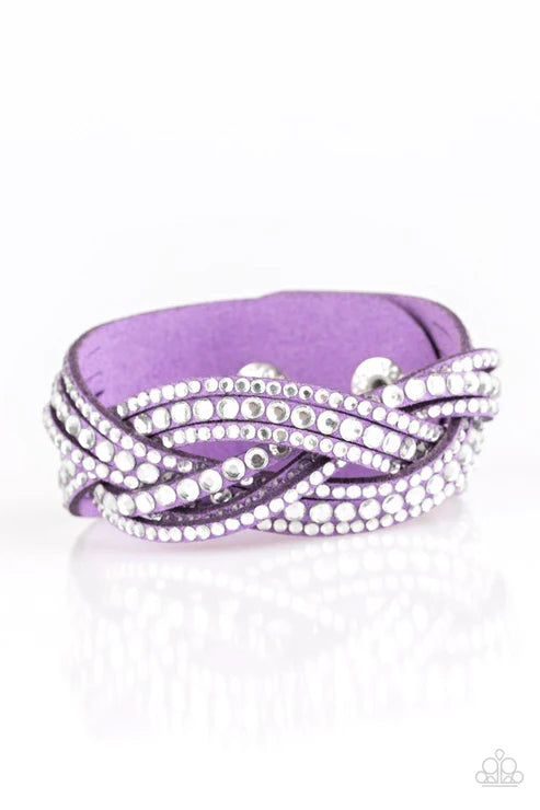 Paparazzi ♥ Bring On The Bling - Purple ♥ Bracelet