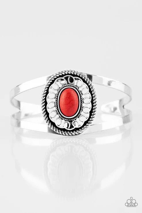 Paparazzi ♥ Deep In The TUMBLEWEEDS - Red ♥ Bracelet