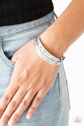 Paparazzi ♥ Tran-QUILL-ity - Silver ♥ Bracelet