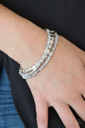 Paparazzi ♥ Hello Beautiful - Silver ♥ Bracelet