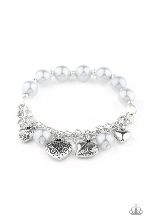 Paparazzi ♥ More Amour - Silver ♥ Bracelet