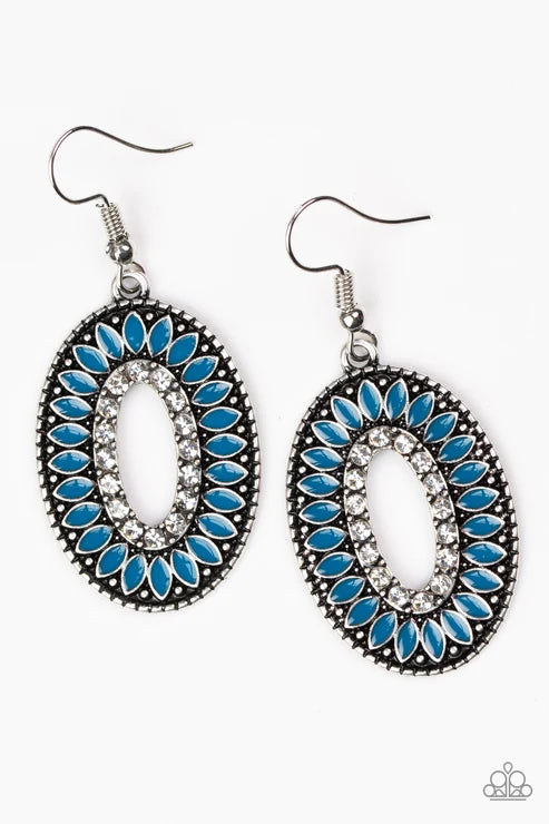 Paparazzi ♥ Fishing For Fabulous - Blue ♥ Earrings